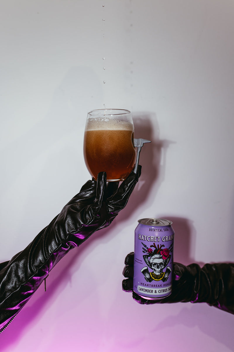 Herbal Hex — Hatchet Granny Heartbreak Healer cocktail